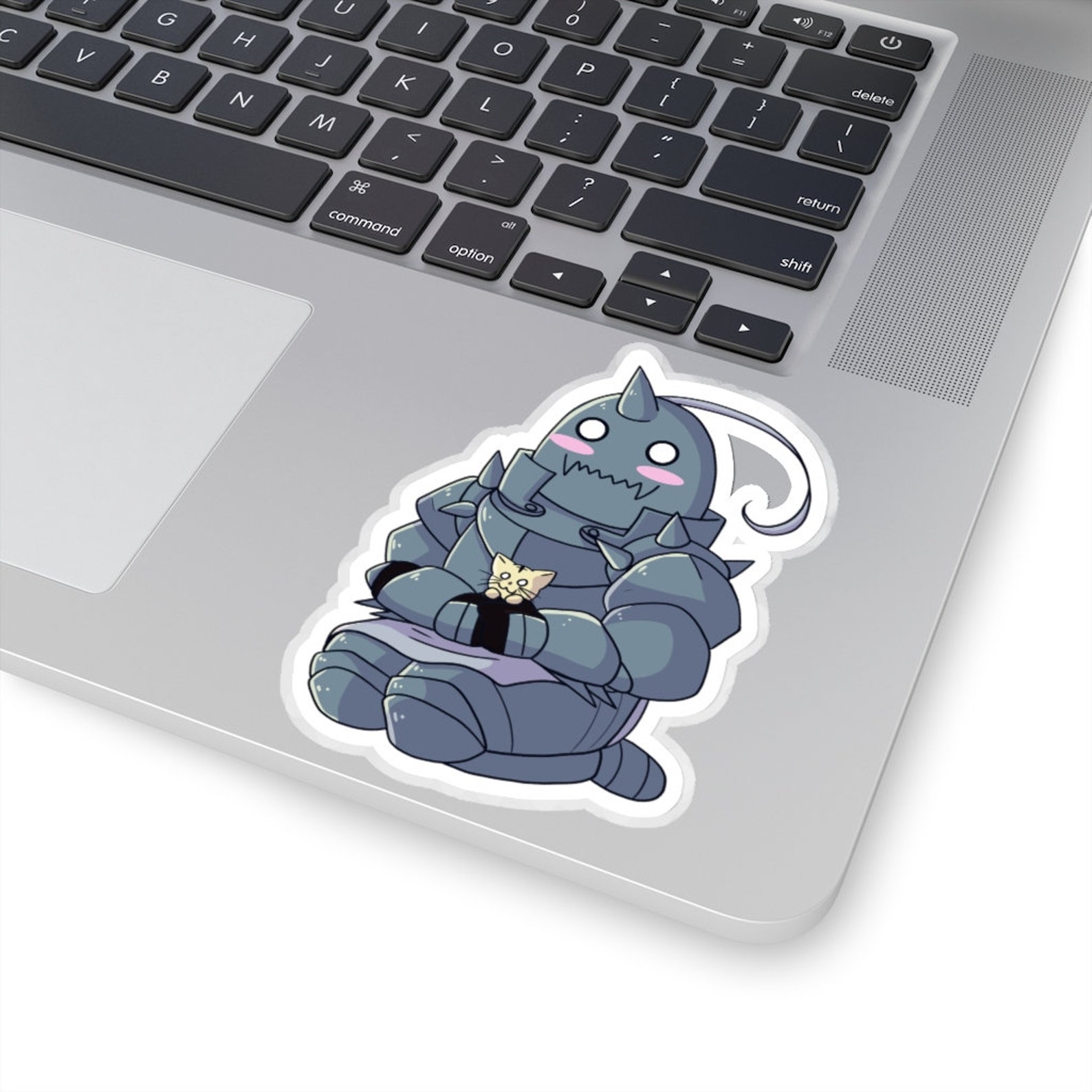 Chibi Alphonse Elric Loves Cats Fullmetal Alchemist Sticker | Etsy