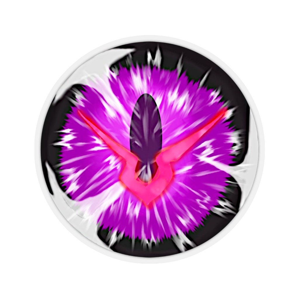 Code Geass Eye Anime Manga Sticker White Transparent Decal Etsy