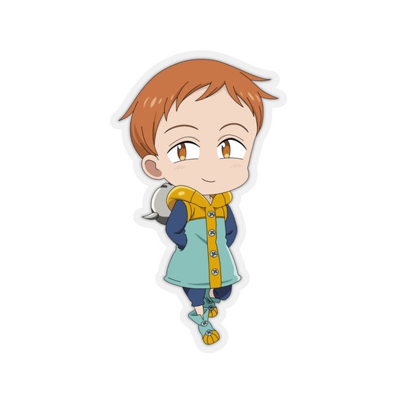 Chibi King Sloth Sin Seven Deadly Sins Anime Manga Sticker Etsy