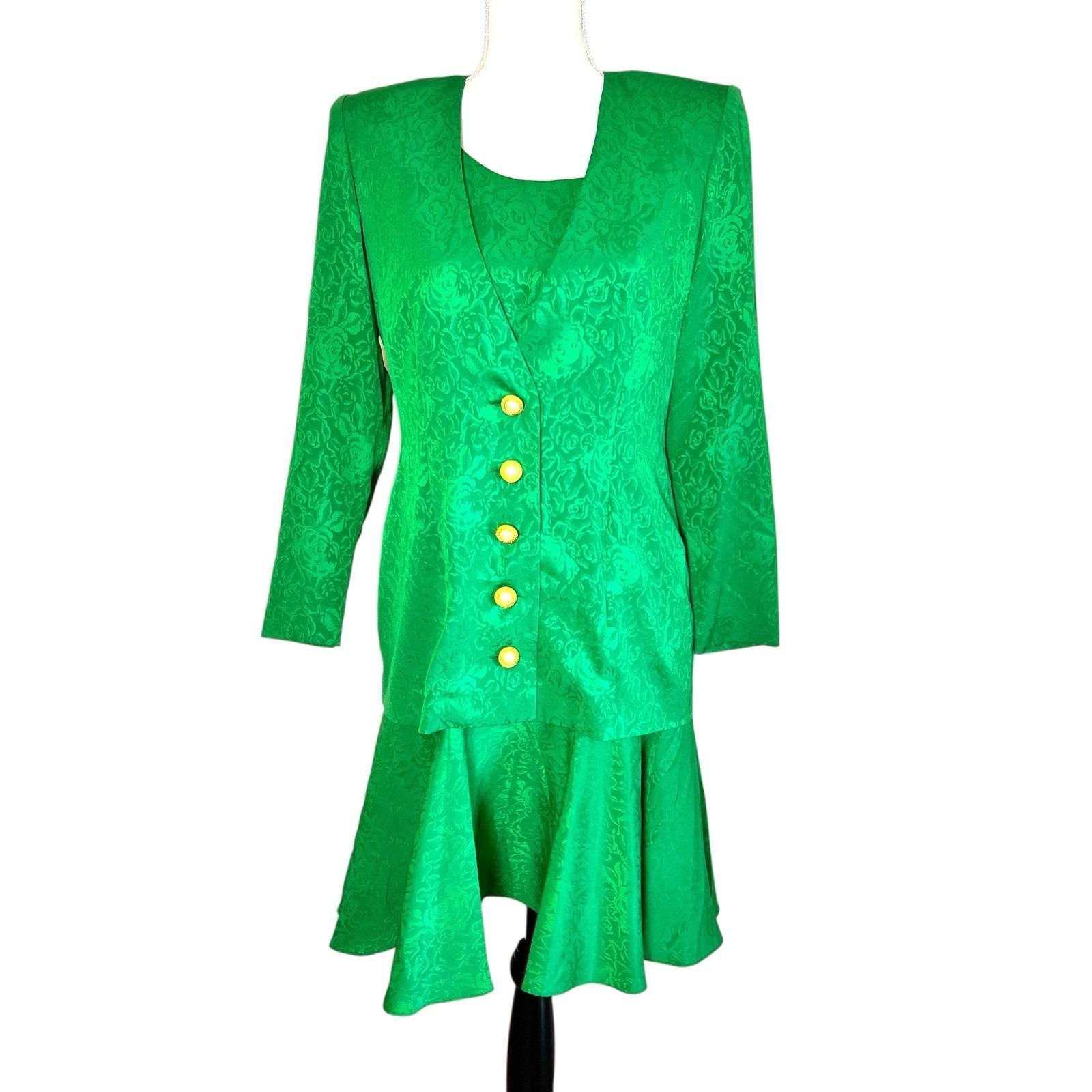 Green 2pc Dress - Etsy Green 2pc Dress - Etsy
