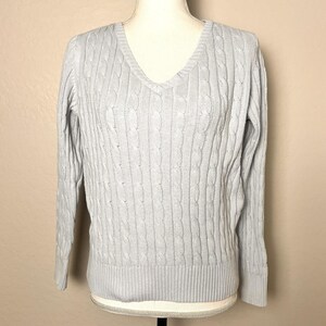 Cardigan St. John’s Bay - Fausse Fourrure Grise, Taille P/M, Occasion En Très Bon état
