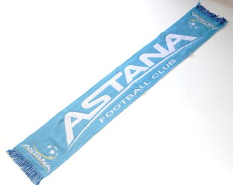 Scarf Astana Football Club kazakhstan FC schal scarves gift sa 100% ACRYLIC FAN jersey flag bandana