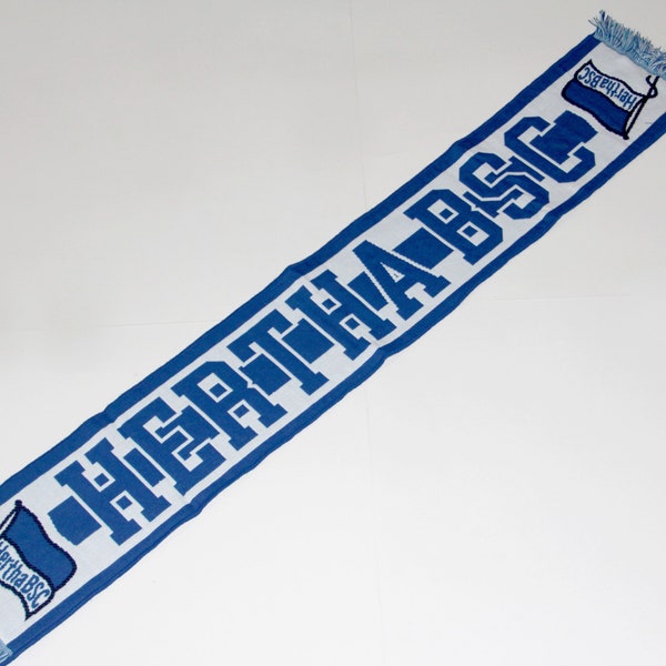 Scarf Hertha Berliner Sport-Club Hertha BSC germany schal scarves gift sa 100% ACRYLIC FAN jersey flag bandana
