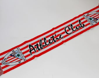 Bufanda atletico bilbao atletico bilbao españa espana calcio sciarpa bufandas regalo sa 100% ACRILICO FAN jersey bandera bandana