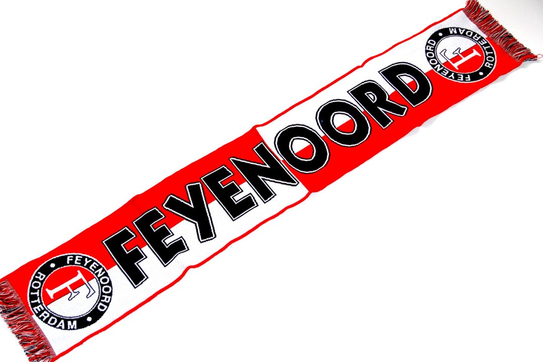 Écharpe Supporter Feyenoord Rotterdam - Hollande - Très Bon état