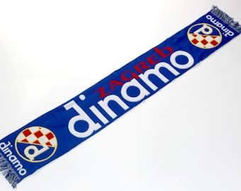 Sciarpa GNK Dinamo Zagreb schal sciarpe regalo sa 100% ACRILICO FAN maglia bandiera bandana