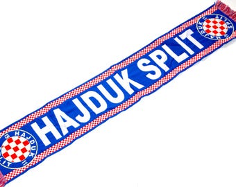 Scarf HNK Hajduk Split schal scarves gift sa 100% ACRYLIC FAN jersey flag bandana