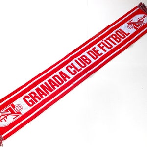 Schal letztes Stück CF Granada Spanien Calcio Sciarpa Schals Geschenk sa 100 % ACRYL FAN Jersey Flagge Bandana