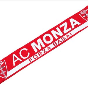 Scarf Associazione Calcio Monza italy calcio sciarpa scarves gift sa 100% ACRYLIC FAN jersey flag bandana