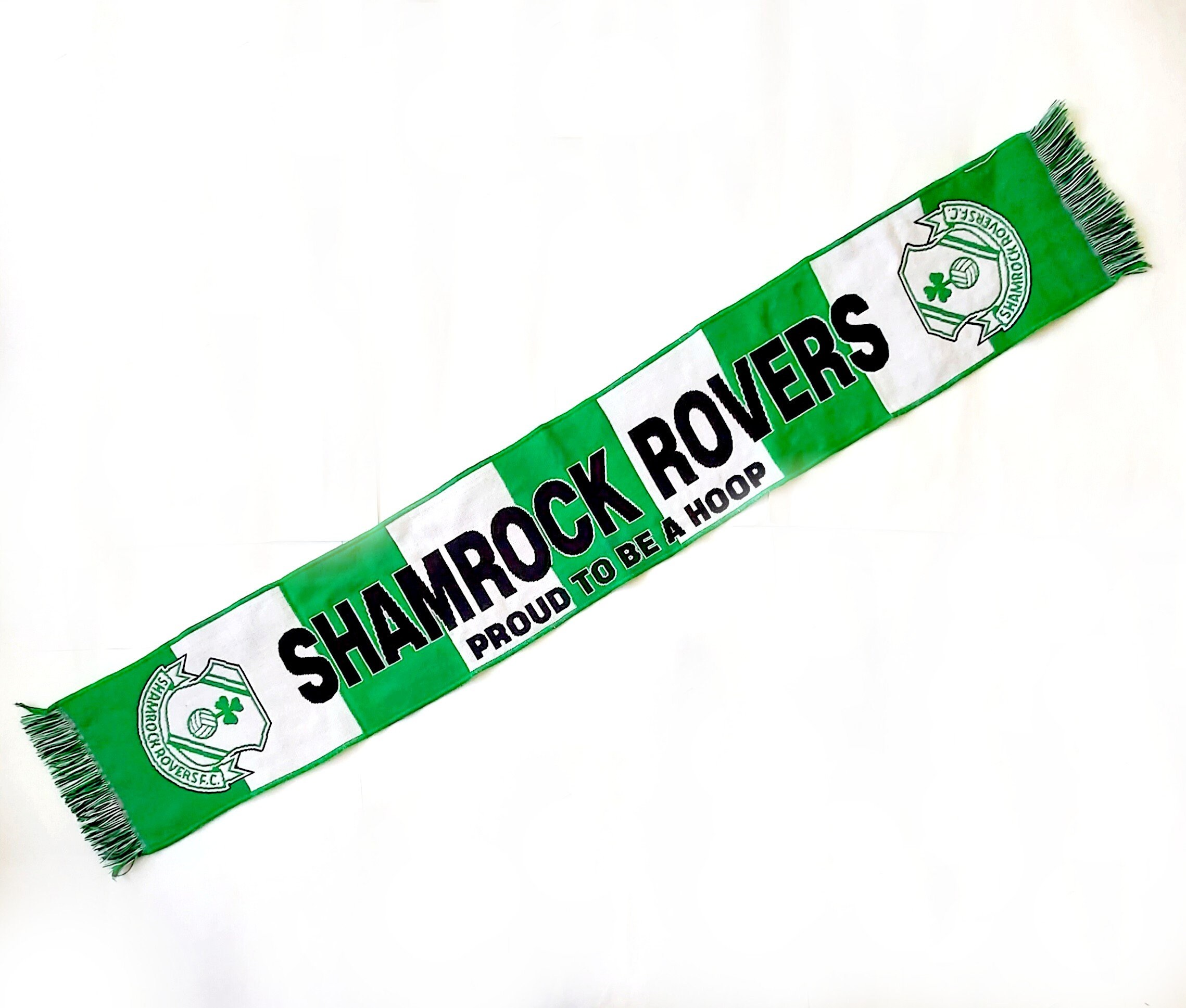Scarf shamrock rovers Football Club scarves champion 100% ACRYLIC FAN tshirt jersey flag