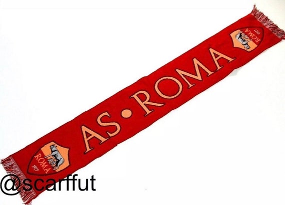 Scarf Associazione Sportiva Roma as Rome Italy Italia Calcio Sciarpa  Scarves Gift Sa 100% ACRYLIC FAN Jersey Flag Bandana -  Ireland