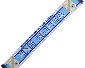 Scarf HNK rijeka croatia football fan supporter 1 sides scarves gift 100% acrylic FAN jersey flag bandana