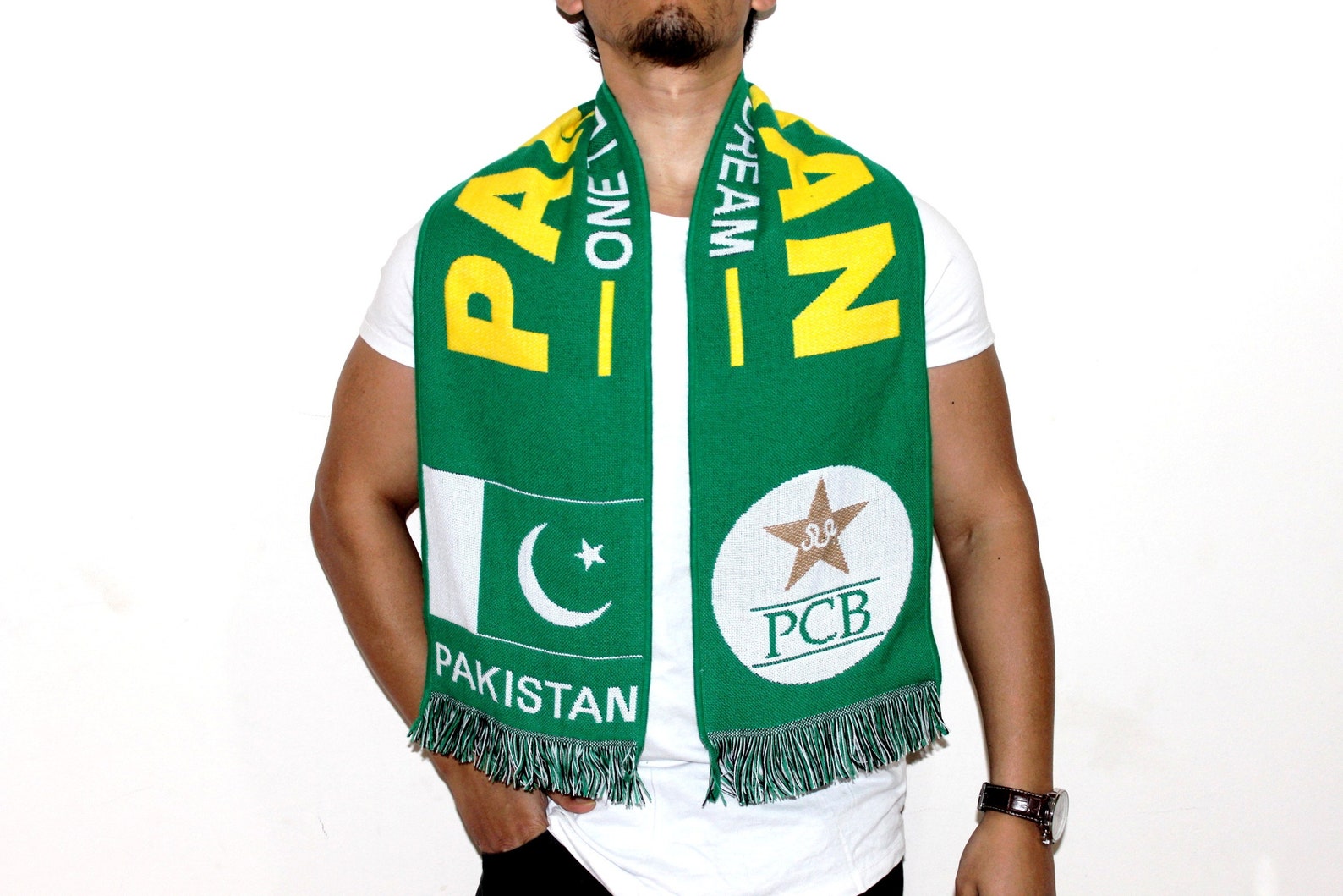 Scarf Pakistan Afridi Soheb Akter Cricket Criket Fan Support Etsy
