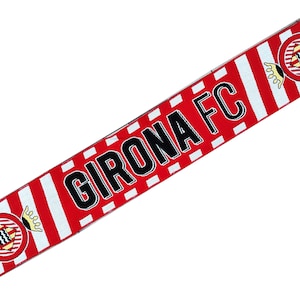 Schal Girona FC Spanien Calcio Sciarpa Schals Geschenk aus 100 % ACRYL FAN-Jersey-Flaggen-Bandana