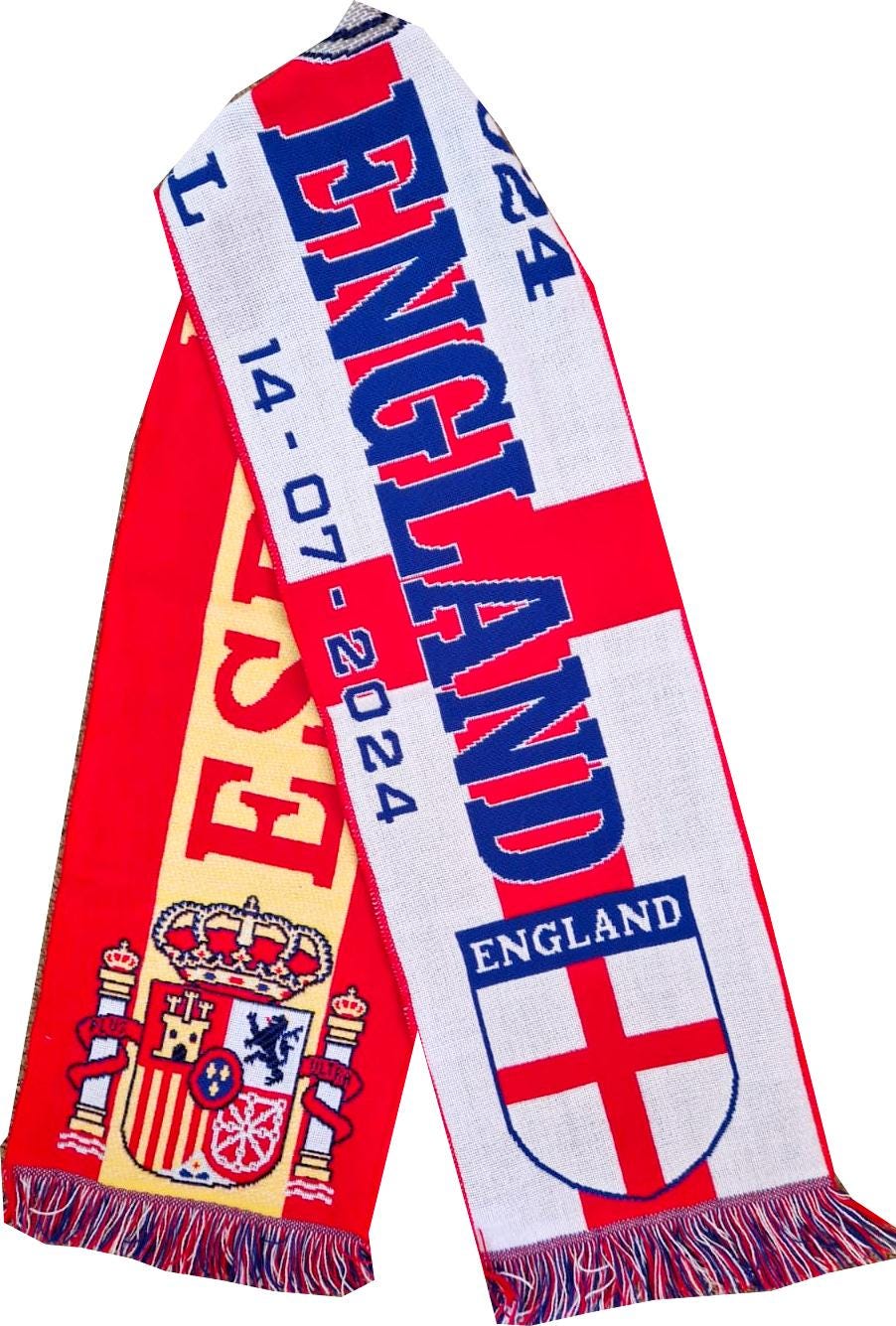 Écharpe finale eurocup 2024 olympiastadion vs Espagne x angleterre foulards cadeau 100% ACRYLIQUE FAN jersey drapeau bandana matchday - Canada