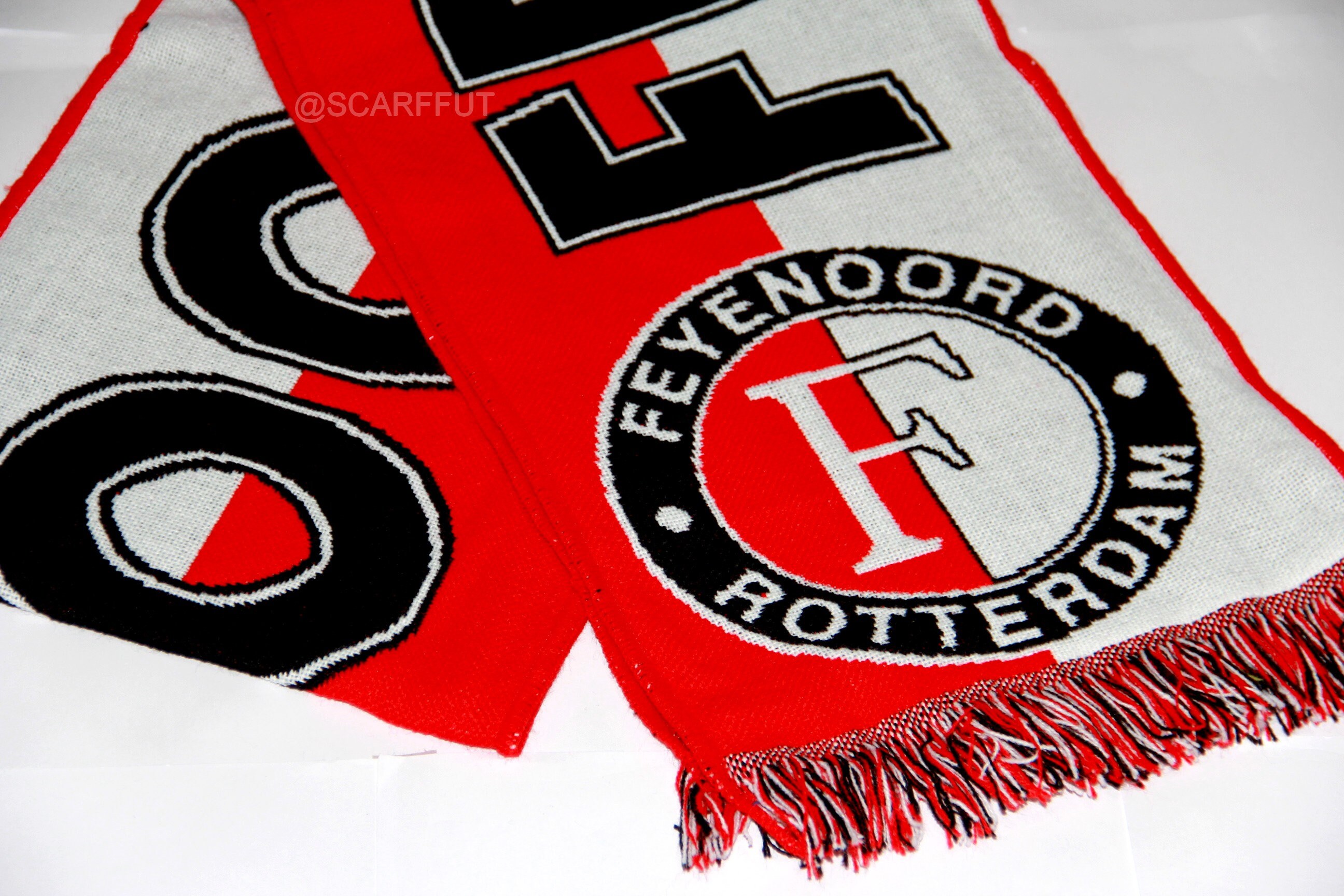 Écharpe Supporter Feyenoord Rotterdam - Hollande - Très Bon état