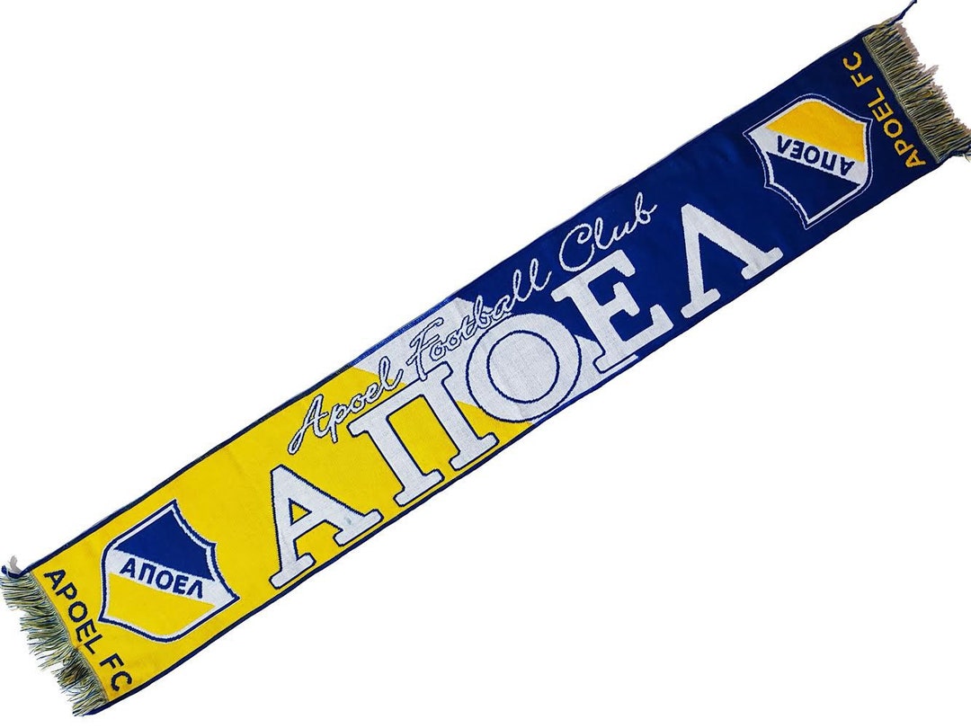 Écharpe Apoel Nicosie Chypre Calcio Sciarpa foulards cadeau Écharpe Apoel Nicosie Chypre Calcio Sciarpa foulards cadeau