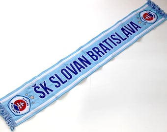 Scarf ŠK Slovan Bratislava scarves champion 100% ACRYLIC FAN tshirt jersey flag