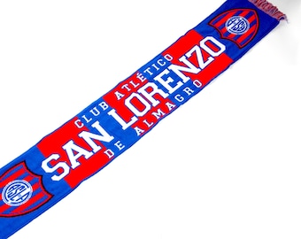 Scarf San Lorenzo football Club atletico Argentina football scarves america latino copa liberadores 100% ACRYLIC FAN tshirt jersey flag