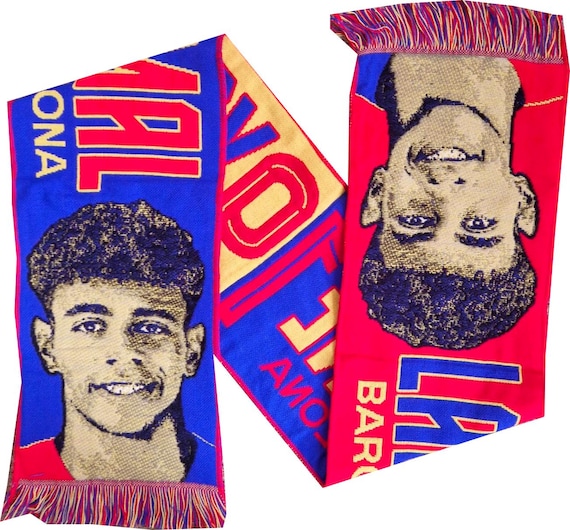 Écharpe De Supporters FC Barcelone – Rare – Bleu Et Bordeaux – 120cm
