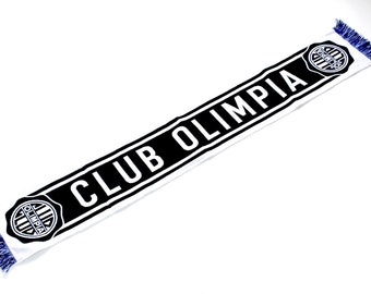 Scarf last piece Club Olimpia paraguay calcio sciarpa scarves gift sa 100% ACRYLIC FAN jersey flag bandana