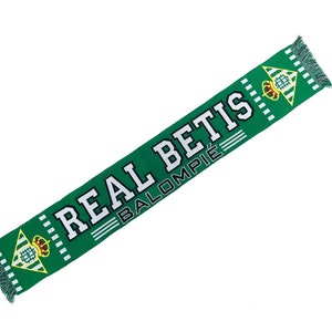 Scarf real betis balompie calcio sciarpa scarves gift sa 100% ACRYLIC FAN jersey flag bandana