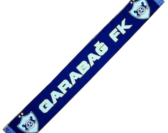 Scarf qarabag Azerbaijan Qarabağ Futbol Klubu calcio sciarpa scarves gift sa 100% ACRYLIC FAN jersey flag bandana