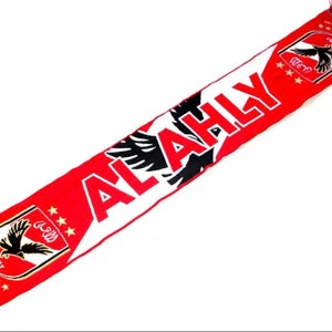 Scarf Al ahly al-ahly Mohamed salah calcio sciarpa scarves gift sa 100% ACRYLIC FAN jersey flag bandana