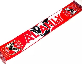 Bufanda Al ahly al-ahly Mohamed salah calcio sciarpa bufandas regalo sa 100% ACRÍLICO FAN jersey bandera pañuelo