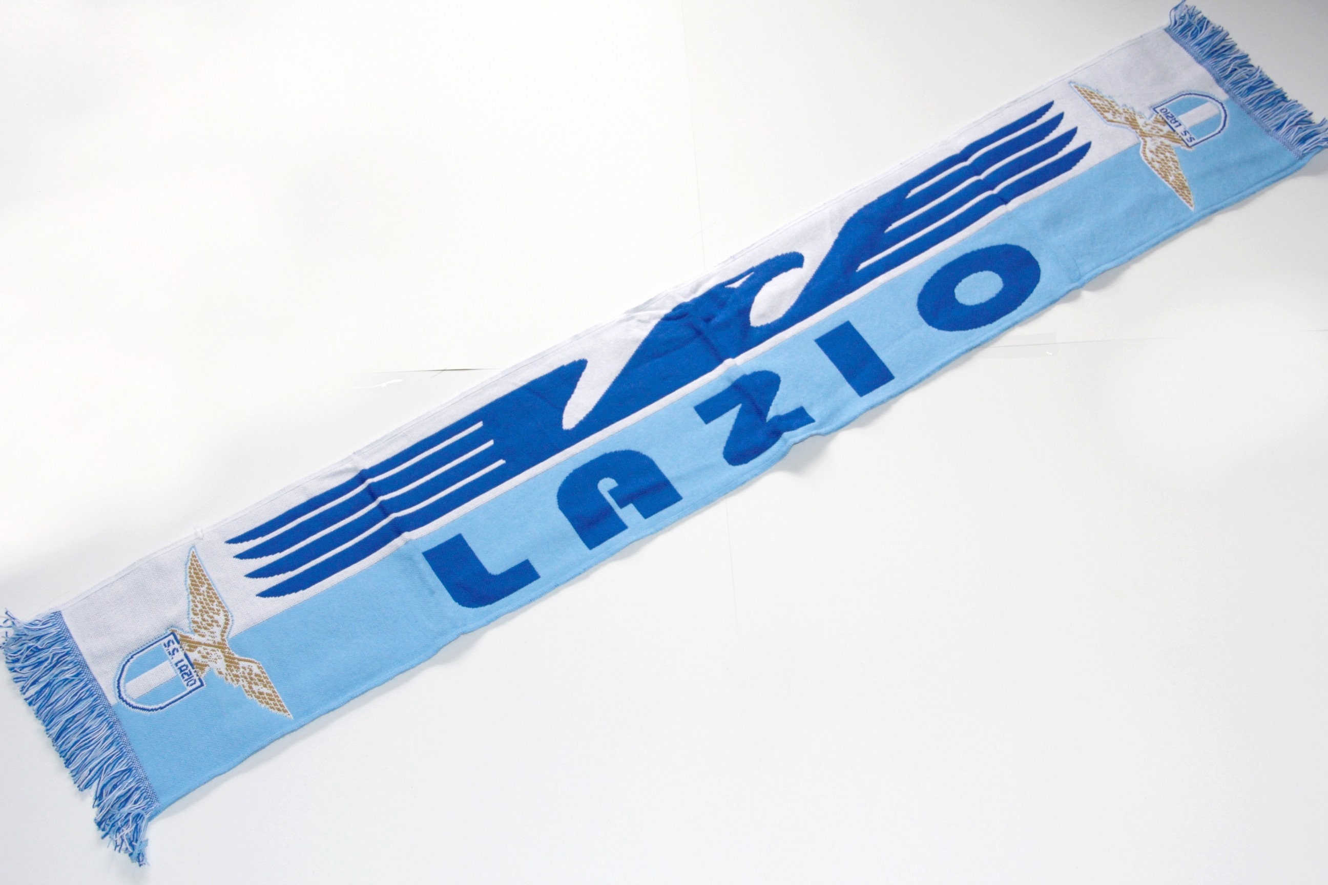 Scarf S S LAZIO 1900 Italy Calcio Sciarpa Scarves Gift Sa 100% -  New  Zealand