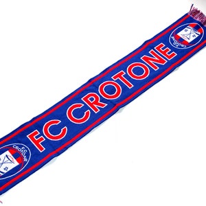Scarf fc crotone italy calcio sciarpa scarves gift sa 100% ACRYLIC FAN jersey flag bandana