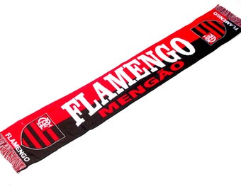 Sciarpa regate flamengo mengao brasile calcio Club sciarpe america latina copa libertadores 100% ACRILICO FAN tshirt maglia bandiera
