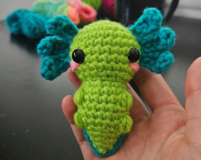 No Sew Axolotl Crochet Axolotl Pattern Beginner Friendly Etsy