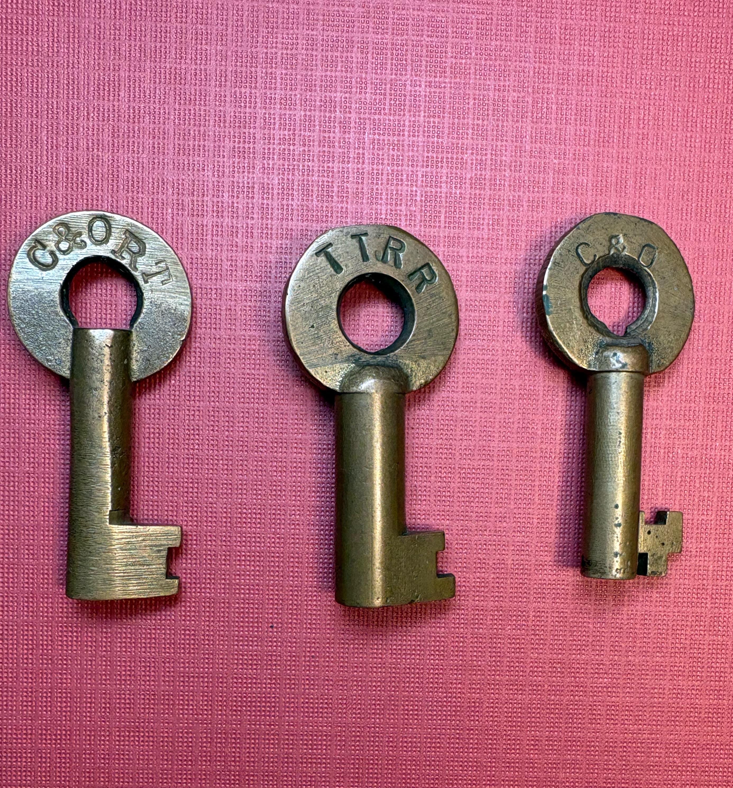 Antique Railroad Locks and Keys - Etsy