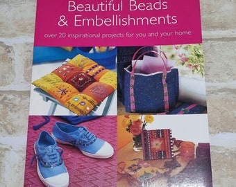 BEADING Book - Beautful Beads and Embellishments. 64 pages. over 20 projects - FREE SHIPPING Australia only    0080