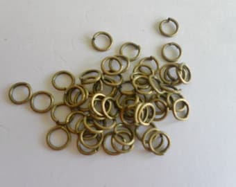 Anillas de bronce para bisutería (paquete de 100) - ENVÍO GRATIS - JF11