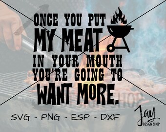 Grilling Apron SVG Design - Gifts for him - Thanksgiving Apron Cut File Digital Design