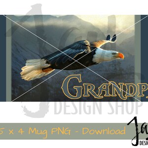 Opa Tasse PNG - Opa Designs - Eagle Kaffeetasse Sublimation