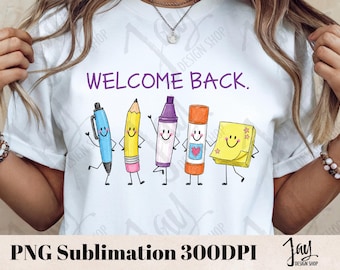 Back to School PNG, Crayon Notebook Apple Doodle Clipart, Teacher Sublimation Design