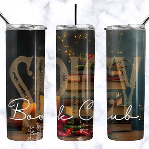 Spicy Book Club Tumbler PNG, Smut Book Sublimation Design 20 oz Skinny, Romance Book Lover Tumbler