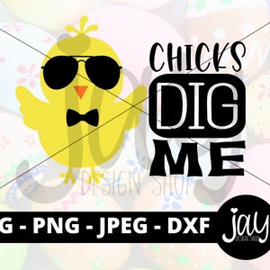 Boy Easter SVG Design - Archivo de corte de Pascua para niños pequeños - Cool Easter Designs for Kids - Chicks Dig Me