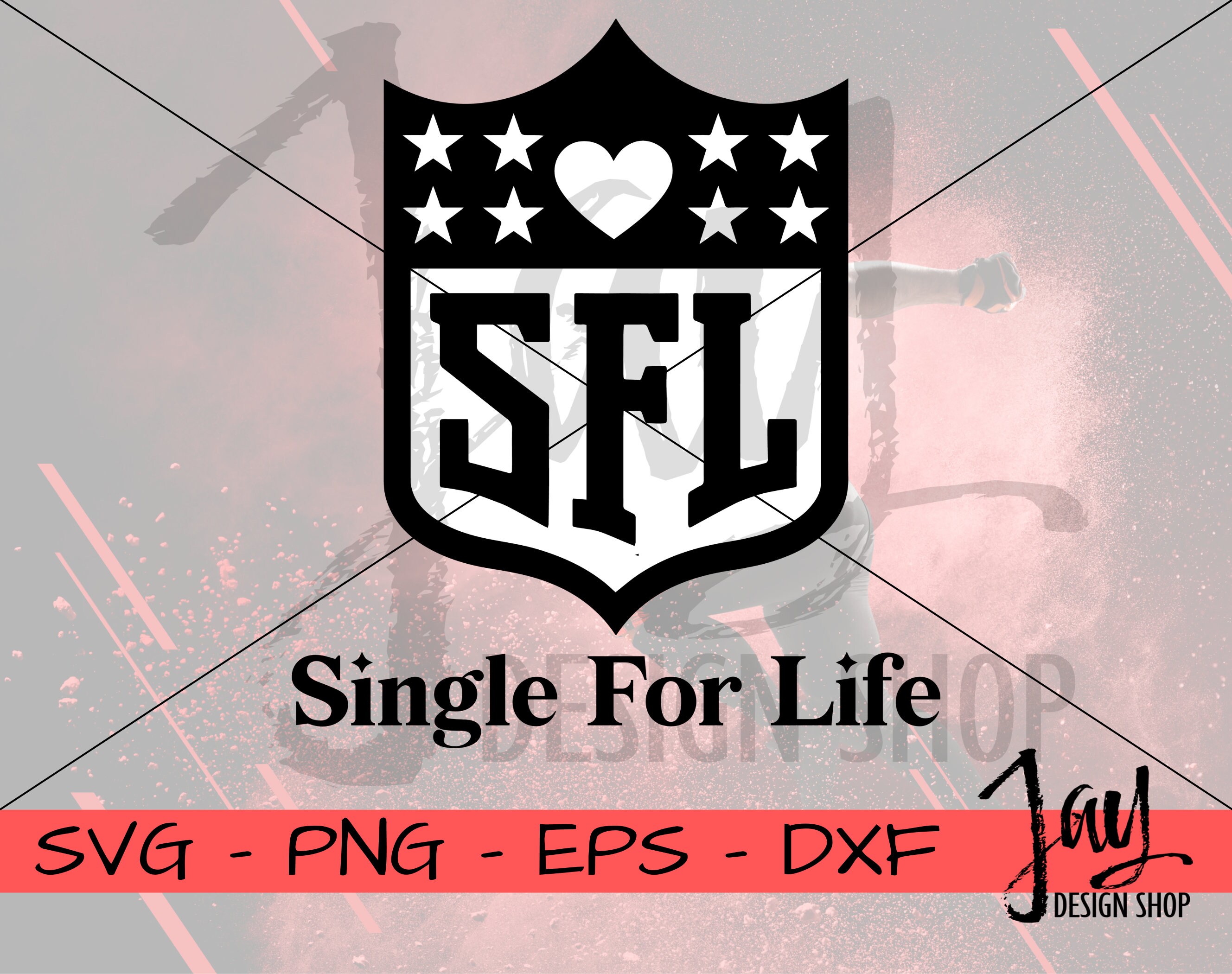 Single SVG - Single for life SFL Cut files - Anti Valentines Day PNG