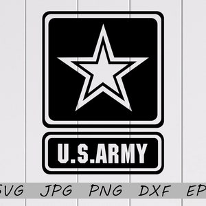 Logotipo del ejército de los EE. UU. Svg, símbolo del ejército, logotipo del ejército de los EE. UU. de los Estados Unidos, silueta cricut del logotipo del ejército, camiseta del ejército, imágenes prediseñadas de las fuerzas del ejército de los EE. UU., SVG del ejército