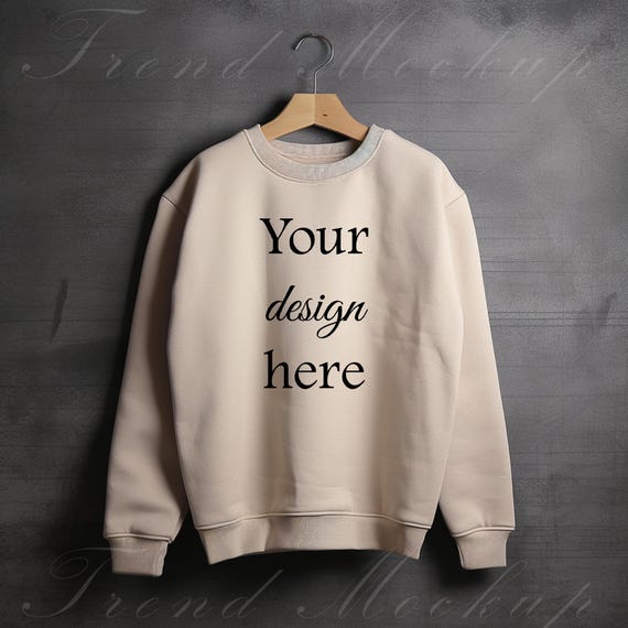 Crewneck sweatshirt mockup best sale