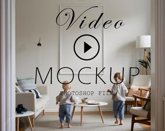 Nursery Frame Mockup PSD: Children's Room Decor (Digital Download)