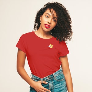 Camiseta de dibujo de zorro ilustrado / Camiseta de impresión ilustrada / Camiseta estética / Diseño de camiseta / Camiseta de mujer / Camiseta de algodón ultra