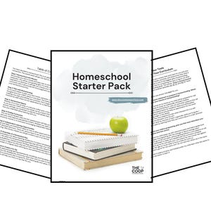 Pakiet startowy do edukacji domowej – wydrukowany zeszyt ćwiczeń z praktycznymi krokami do rozpoczęcia edukacji domowej