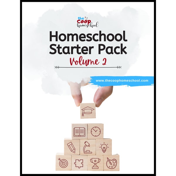 Homeschool Starter Pack - Volume 2, Printable Workbook with Practical Next Steps to Start Homeschooling