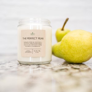 Perfect Pear Soy Candle-Soy Candle Gift | Fruity Candle | Handmade Candle | Scented Candle | Christmas Candle