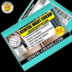 WART CREAM- Prank Mail Gift Gag - Funny, Christmas, Birthday,  Present - Sent directly to loved one/victim (100% anonymous)